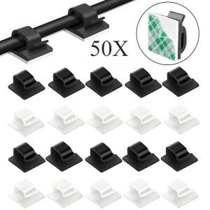 자동차 케이블 클램프 액세서리 가이드 라인 자체 접착 관리 클립 배선 와이어 배열 전기 장비 와인