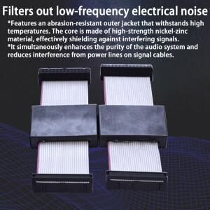 오디오 equipment용 플랫 페라이트 코어 - 데이터 케이블抗干 EMI 차폐 링 FS 리본 필터 비즈