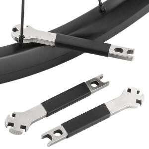 자전거 스포크 렌치 니플 리무버 휠 장력 조정 수리 도구 사이클링 사용하기