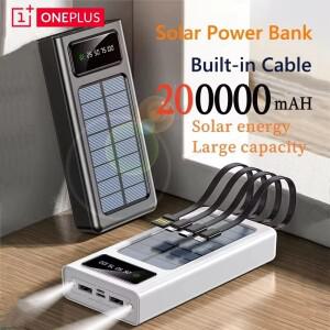 샤오미호환 태양광 발전 은행 200000 mAh 대용량 모바일 전원 고속 충전 배터리(iphone 호환 samsung 호환