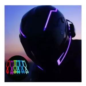 오토바이 헬멧 led 튜닝 면발광 스티커 오토바이헬멧