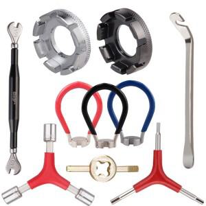 자전거 스포크 렌치 도구 도로 키 사이클링 스틸 휠 Mtb 액세서리 수리 세트
