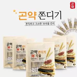 곤약쫀디기 16곡물 함유 5봉(50개입) 간식 건강간식 다이어트간식