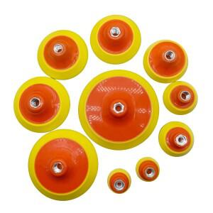 1개 2/3/4/5/6/7인치 백킹 플레이트 M14 M16 연마 패드 그라인더 기계 및 폴리싱 폴리셔 도구