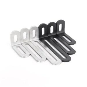 접이식브라켓 스테인리스 스틸 조절 가능 코너 브래킷 헤비 듀티 메탈 90도 L자형 앵글 브레이스 목재 선반 가구용