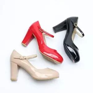 가보시구두 에나멜 메리제인 여자구두 106136 펌프스 미들힐