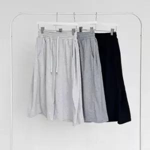 [SBD] 5부 와이드 데일리룩 팬츠 허리밴딩 무릎기장 편안한 반바지 버뮤다