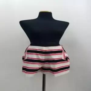 [SBD] 면 반바지 줄무늬 밴딩 데일리룩 패턴 마 5부 스트라이프 핫팬츠 여름 혼방