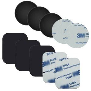 접이식브라켓 자기 전화 홀더에 금속 디스크 플레이트 검은 시트 스티커 자동차 스탠드 자동차에 액세서리