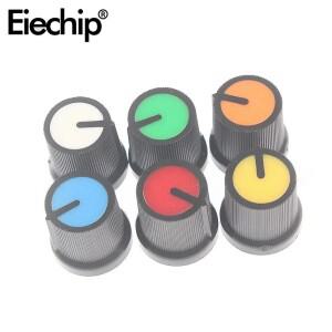 30PCS AG3 로터리 스위치 손잡이 모듬 세트 6 색 WH148 전위차계 DIY 조명 조광기 볼륨 캡 키트