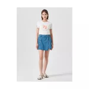 매장정품 에잇세컨즈 8SECONDS 데님 치마바지 스카이 블루 (324825LP8Q) 324825LP8Q 676994