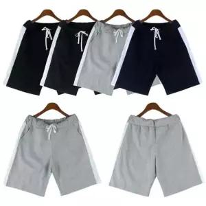 허리밴딩 5부 반바지 옆줄 트레이닝팬츠 편한바지