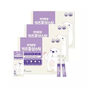 면역튼튼 키즈홍삼스틱 30포 3박스 고려원인삼