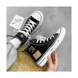 엘럽 남자 캔버스화 하이탑 사계절 트렌드 보드화 원템5