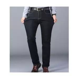 남성 캐주얼 지퍼팬츠 와이드 하이웨스트 봄가을 편한 청바지 와이드핏 OP3