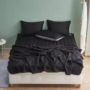[JHM5R73S_51AL]더크린 풍기인견 홑이불베개세트 Q블랙 (29162963A)