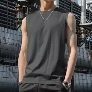 [모로엠] 남성 데일리 민소매 라운드 운동복 티셔츠 ON-TS5-QWFN0YKY_24815960