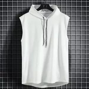 [모로엠] 남성 쿨원단 후드 민소매 티셔츠 ON-TS5-QWFN3BP3_24815961