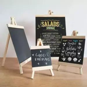 [문구/오피스] 이젤 스탠드형 칠판 G 간판 20X36cm 소형