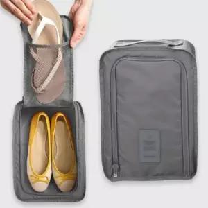 여행용신발주머니 여행 용 속옷 신발 주머니 가방 헬스장 파우치 그레이