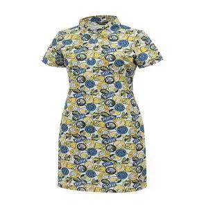[디즈니골프][디즈니골프]여성 패턴 반팔 카라 원피스 DO2LTO049