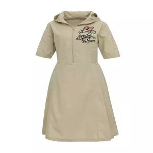 [디즈니골프][디즈니골프]여성 후드 반집업 A라인 반팔 원피스 티셔츠 DO1LTO011