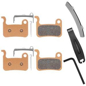 시마노 브레이크 패드 2쌍, Deore XT SLX 혼 알파인 세인트 LX M596 M595 XTR M975 M966 M965, 전동 스쿠터 MTB 자전거 디스크 및 공구 포함