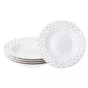 체크하트 도자기 파스타볼 4P 샐러드 접시 그릇 식기