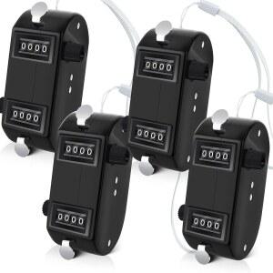 윈드스피드 2P 듀얼 피치 카운터 야구, 야구용 클리커 블랙, 코칭, 뜨개질, 사람, 랩, 낚시, 골프용 블랙 심판