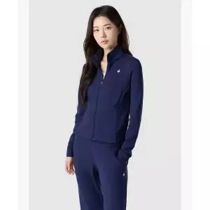 르꼬끄 LECOQ 여성 더블텐션2.0 슬림핏 스텐넥 집업 - 네이비 QR122OFT13 QR122OFT13_DNV0 463325