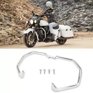 FIASRAC 오토바이 엔진 가드 인디언 추장 다크호스 로드마스터를 위한 크래시 바 (변색)