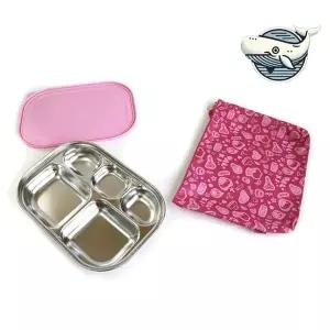 [하프클럽/브이와이]딸기 무늬 도시락통 동 스텐식판 도시락과 5칸