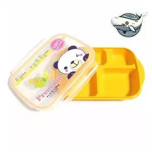 [하프클럽/브이와이]아기식판 팬더 수납 분리형 도시락 통 용