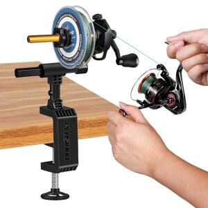 낚시 릴, 장비 및 장비를 위한 플러스이노 라인 스풀러, 두껍고 얇은 막대에 다용도로 사용할 수 있는 풀림 기능을 갖춘 남성용 선 꼬임 없는 주조 릴과 함께 작동합니다