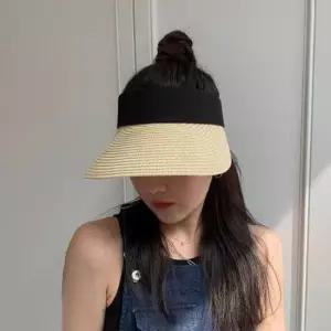 라탄썬캡 여성 여름 바캉스 휴양지 나들이 패션 라탄 모자 썬캡