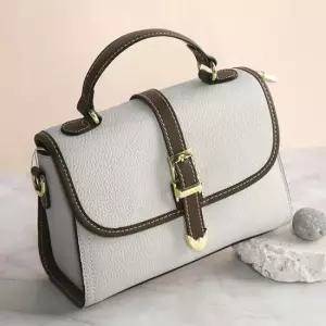 여자숄더백 가죽 미니 핸드백 토트백 크로스백 아이보리 가방