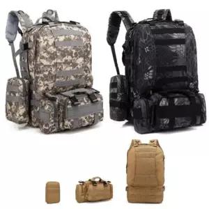 20대남자가방 남자 밀리터리 배낭 아웃도어 백팩 여행 가방 55L