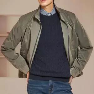 [파크랜드]BY 파크랜드 라이트 카키 등판 패딩 점퍼_SH