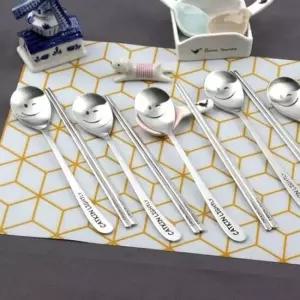 스푼 DMK 스테인리스 캣킨 어른 수저 5P