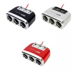 차량용시가잭 차량용 멀티 소켓 3구 스위치 시가잭 충전기