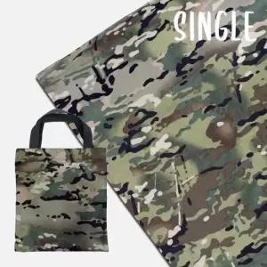비닐가방 양면 방수 카모플라쥬 캠핑 피크닉 매트(싱글)