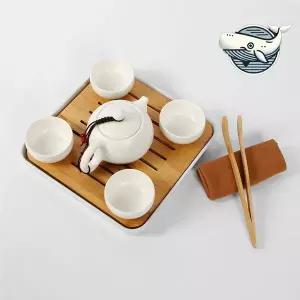 [하프클럽/브이와이]찻잔 대접 카페 차우림포트 커피 도자기 구성