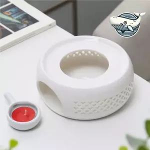 [하프클럽/브이와이]도자기 티워머 촛불 보온 기능 유니크한