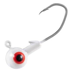 닥터피쉬 20팩 낚시 지그 헤드, 크레이피 라운드 볼 낫 후크 민물 미끼 베이스 송어 팬피쉬 블루길