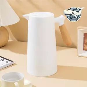 [하프클럽/브이와이]업소물병 내열유리 주전자 보온 보냉 화이트