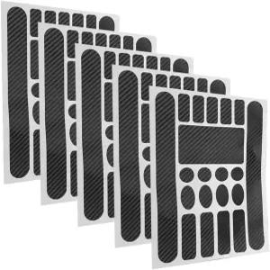 리워스 5pcs 탄소 섬유 자전거 프레임 체인 보호 패드 체인스테이 프로텍터 산악 로드 바이크 접이식