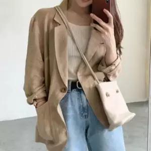 [SBD] 재킷 데이트 데일리 포켓 여성 진베이지 린넨 자켓