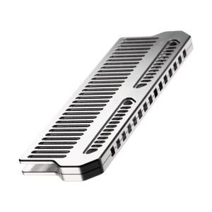 DDR4 DDR5 RAM 메모리 방열판 쿨러 냉각 조끼 9W 실리콘 그리스 열 전도체가있는 알루미늄 라디에이터 실버 내구성