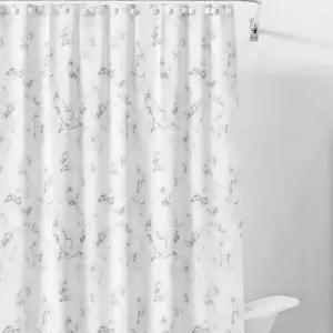 대리석패턴 샤워커튼 150x180cm 욕실 화장실 방수 목욕탕 커텐