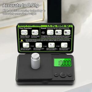 미니 보석 저울 0.01g 전자 스테인리스 디지털 포켓 금 그램 휴대용 주방 무게 측정 도구